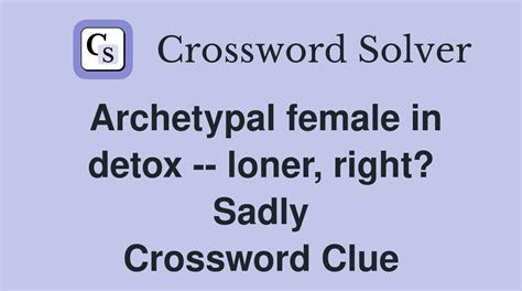 detox clinic crossword clue