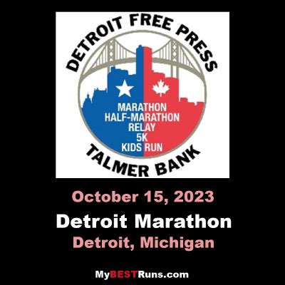 detroit free press marathon 2023
