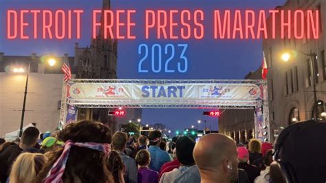 detroit free press marathon 2023 date