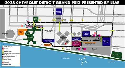 detroit grand prix 2023 map and schedule