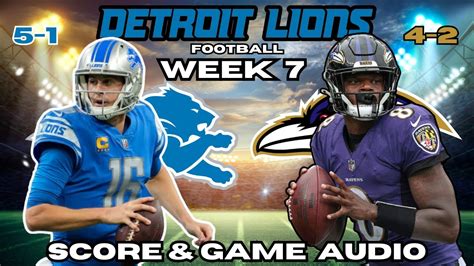 detroit lions final score tonight on tv