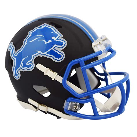 detroit lions football helmet mini