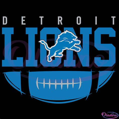 detroit lions football logo