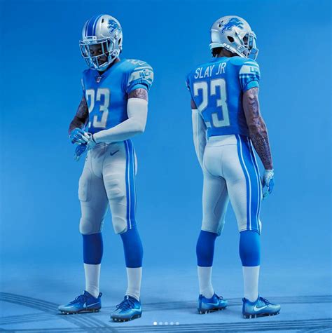 detroit lions home uniforms