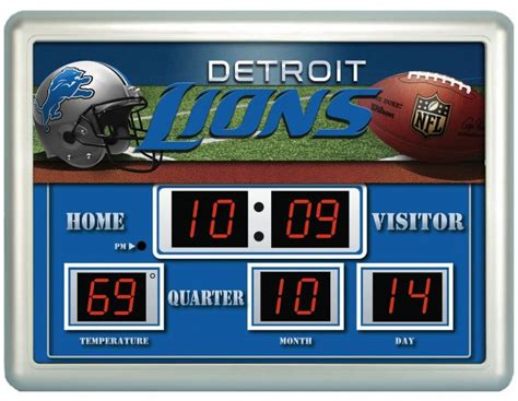detroit lions scoreboard