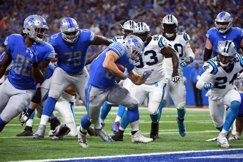 detroit lions vs carolina panthers score