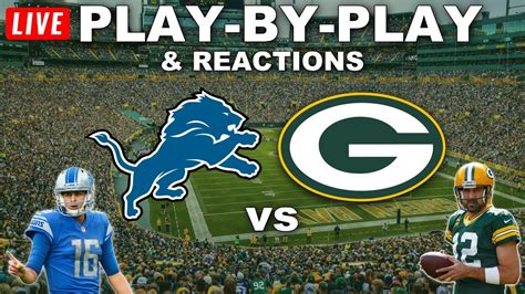 detroit lions vs green bay packers watch live