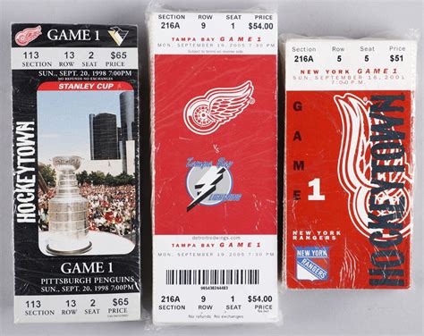 detroit red wing hockey tickets