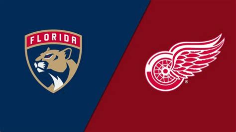 detroit red wings vs florida panthers live