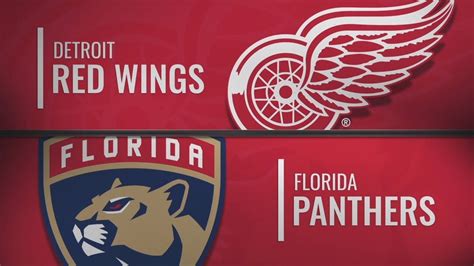 detroit red wings vs. florida panthers