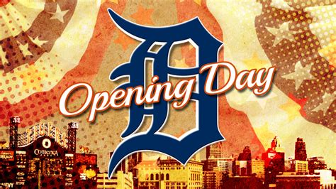 detroit tigers baseball home opener