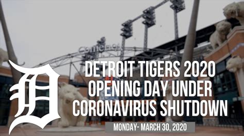 detroit tigers opening day 2020