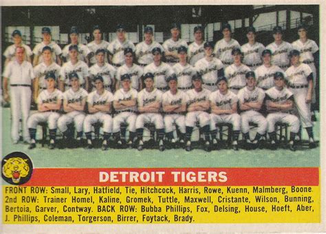 detroit tigers roster 1950