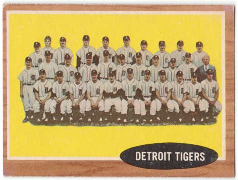 detroit tigers roster 1962