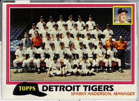 detroit tigers roster 1981