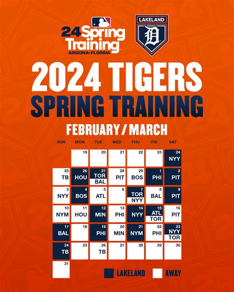 detroit tigers spring training schedule on tv