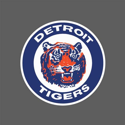 detroit tigers vintage logo no background