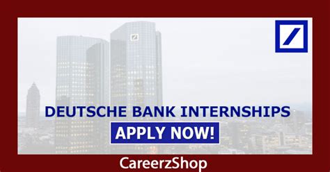deutsche bank sophomore summer internship