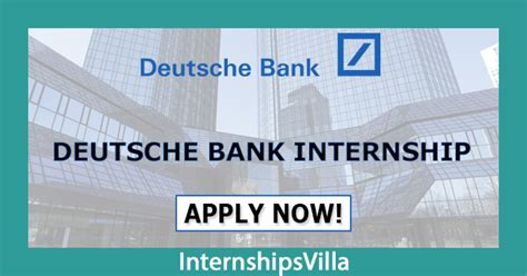 deutsche bank summer internship 2019