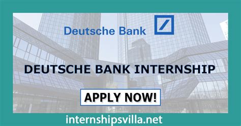 deutsche bank summer internship 2023