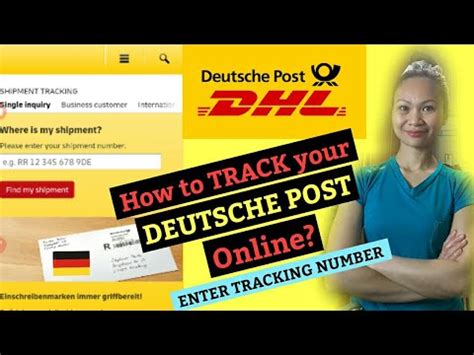 deutsche post tracking nummer