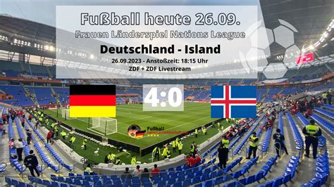 deutschland gegen island im tv