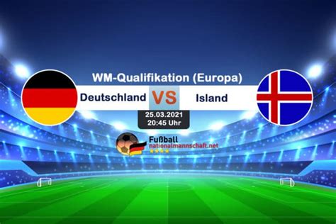 deutschland vs island heute
