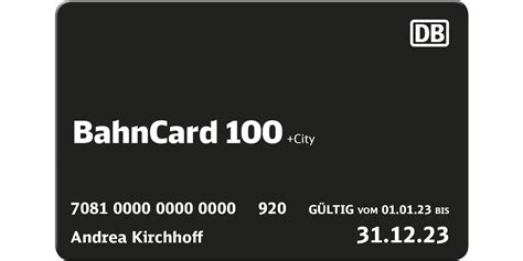deutschlandticket bahncard 100