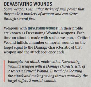 devastating wounds and lethal hits