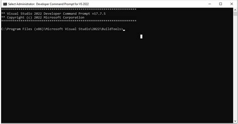 developer command prompt for visual studio the system cannot find the file specified