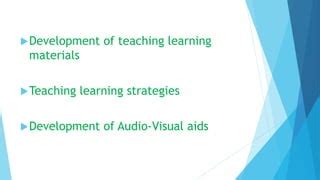 Development Of Teaching Learning Materials Ppt