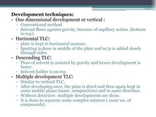 Development Techniques Of Tlc