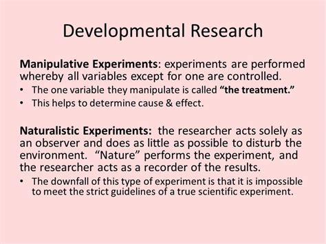 developmental method of research
