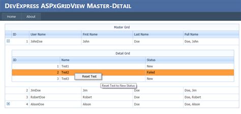 devexpress aspxgridview refresh server side