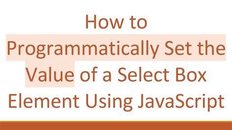 devextreme select box set value programmatically