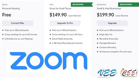 deviation Between Zoom Free Version and the pro