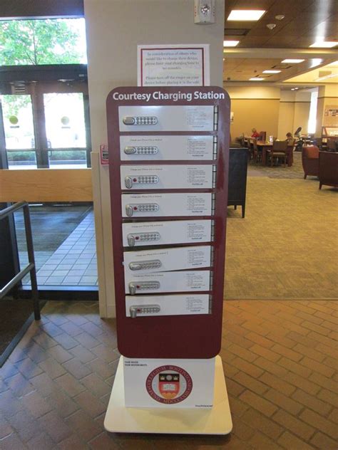 Device Charging Stations For Libraries