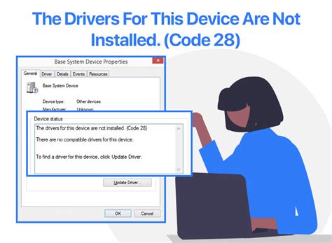 Device Drivers Not Installed Code 28