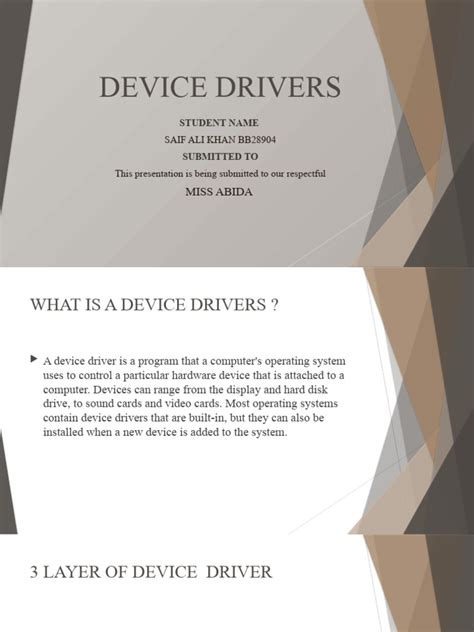 Device Drivers Programming Skills