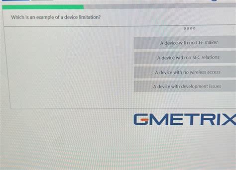Device Limitation Example