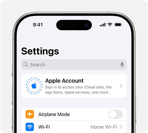 Device Settings Apple