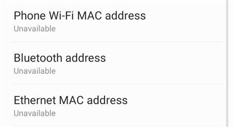 Device Wifi Mac Address Unavailable