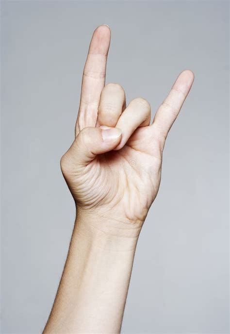 Devil Horns Hand Gesture Images