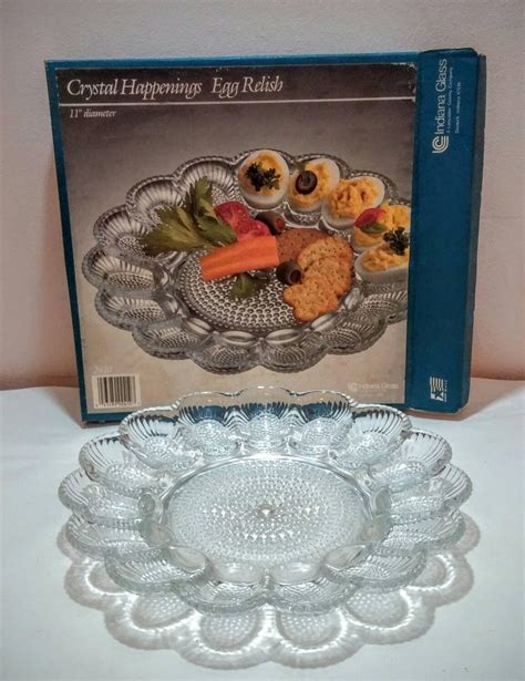Deviled Egg Platter Crystal
