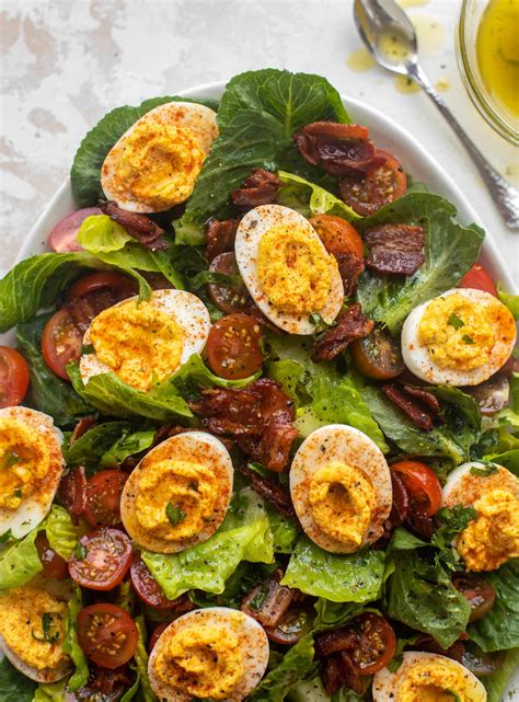 Deviled Egg Salad With Bacon