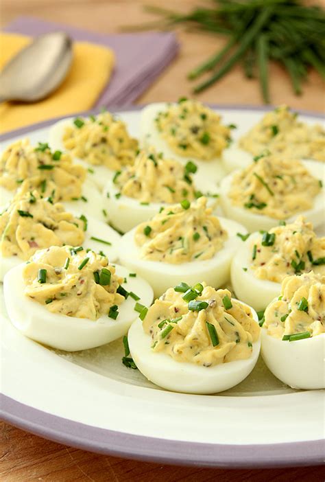 Deviled Eggs Capers And Chives