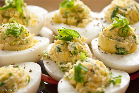 Deviled Eggs Green Onion