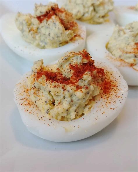 Deviled Eggs Made With Ranch Dressing
