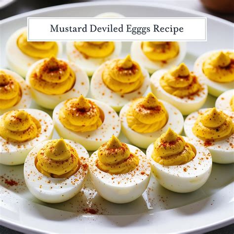 Deviled Eggs With Only Mustard