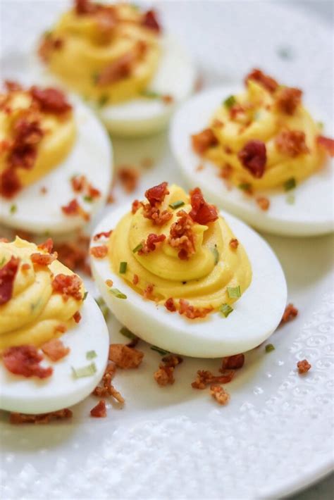 Deviled Eggs With Ranch Dressing And Bacon